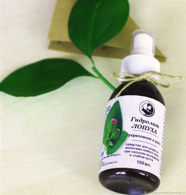 Лопух улучшает состояние кожи головы